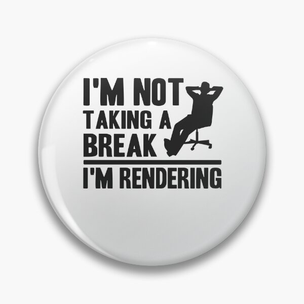 Item preview, I'm Rendering Funny Filmmaker Gift Video Editor designed and sold by Stronzi.