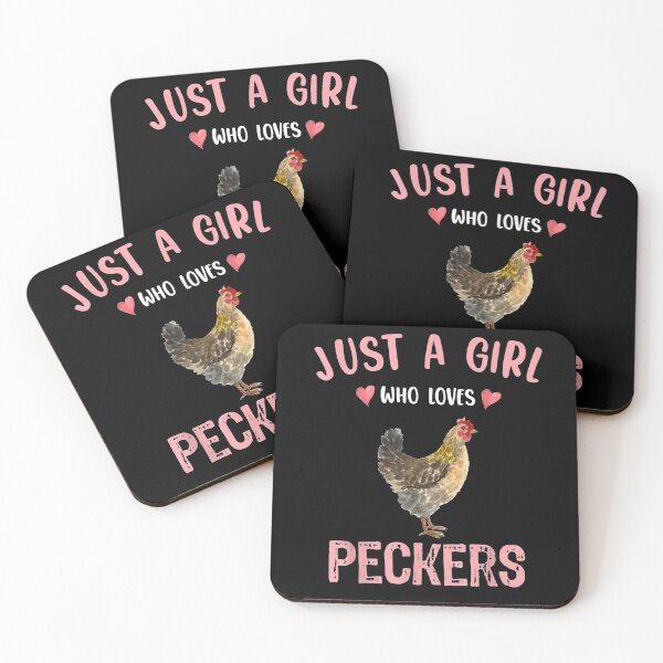 Item preview, Just Girl Loves Peckers Shirt, Funny Chicken, Chicken designed and sold by musgroveart.