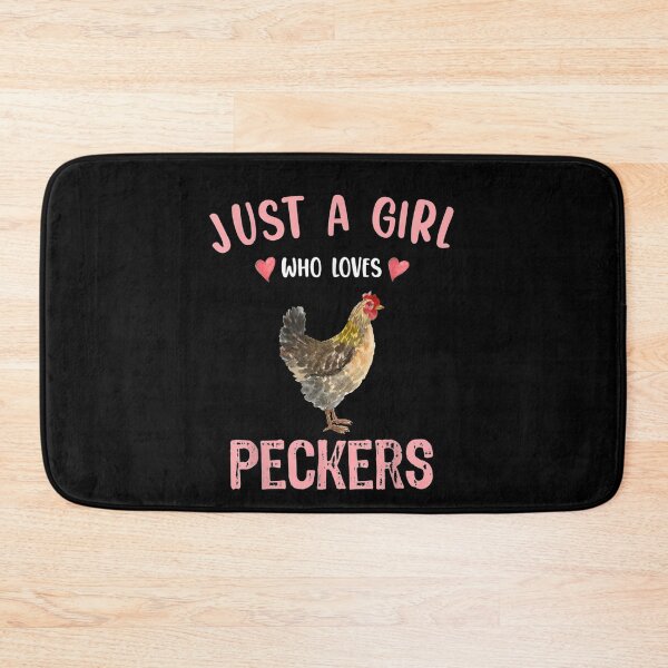 Item preview, Just Girl Loves Peckers Shirt, Funny Chicken, Chicken designed and sold by musgroveart.
