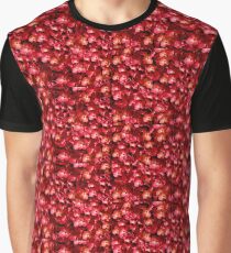 Warm Floral Collage Print Graphic T-Shirt