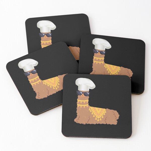 Item preview, Llama Chef Wearing Sunglasses Llama Lovers designed and sold by BellaVille.