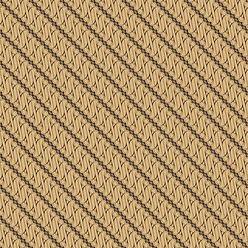 Artwork thumbnail, Batik Parang - Brown by Vk91