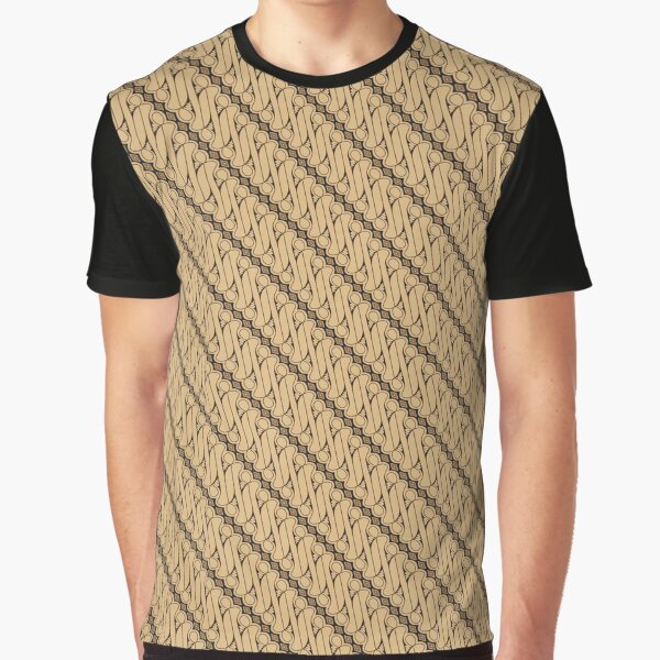 Batik Parang - Brown Graphic T-Shirt