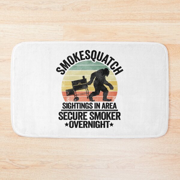 Item preview, Smokesquatch Sightings In Area Funny BBQ designed and sold by Stronzi.