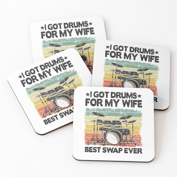 Item preview, I Got Drums For My Wife Funny Drummer Dad Gift designed and sold by Stronzi.