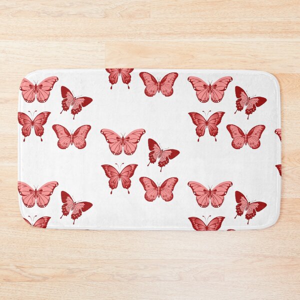 Item preview, Cute butterfly stickers pack (in coral red)  designed and sold by RebelliousRosee.