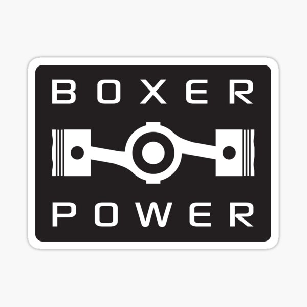 Boxer Power Sticker
