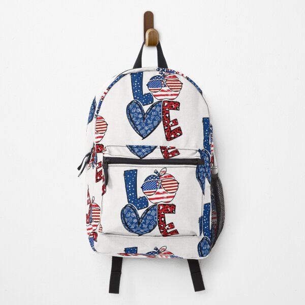 Item preview, Teacher Love Sign usa Independence Day designed and sold by WaveOcean123.