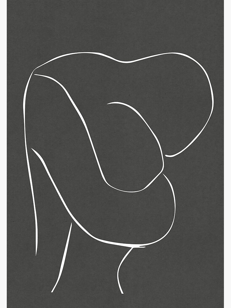 "Matisse Embrace Print, Love Print, Abstract Couple Line Art, Hug Line