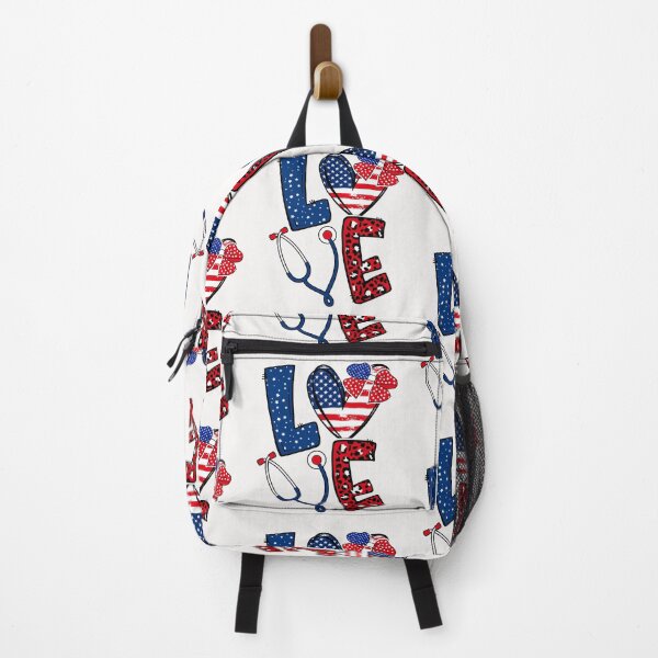 Item preview, Nurse Girl Love Sign usa Independence Day designed and sold by WaveOcean123.