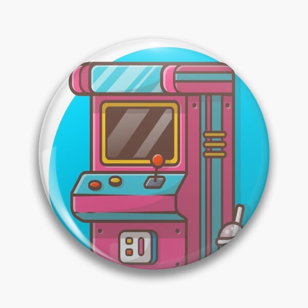 Item preview, Arcade Machine with Soda Icon Illustration designed and sold by Peekonet.