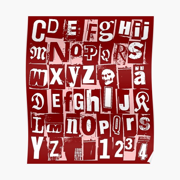 Ransom Letters Poster