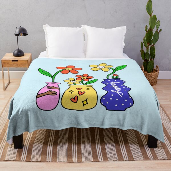 Item preview, Cute Happy Flowers Colorful Kawaii designed and sold by trajeado14.