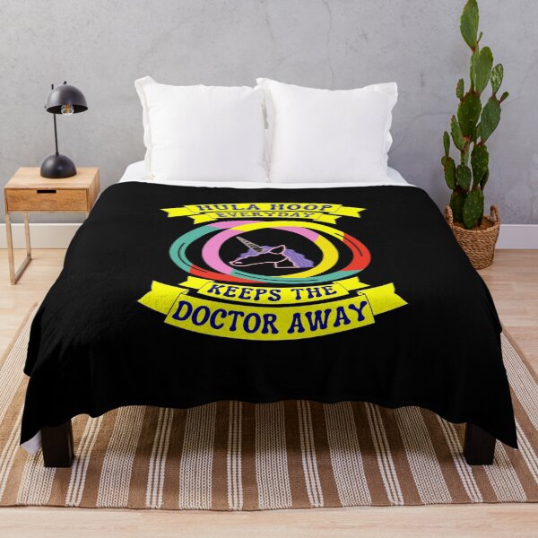 Item preview, Hula-Hoop Everyday Keeps The Doctor Away - Unicorn designed and sold by Luna Garcia.