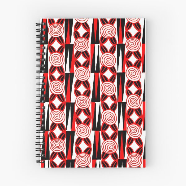 Item preview,  Vintage fabric pattern Art Deco magazine Art Goût Beauté black / white / red designed and sold by mesreveries.