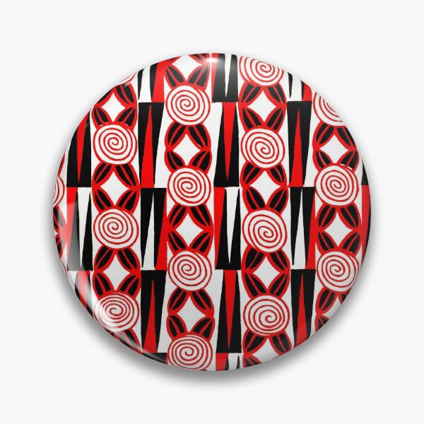 Item preview,  Vintage fabric pattern Art Deco magazine Art Goût Beauté black / white / red designed and sold by mesreveries.