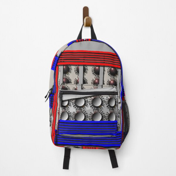 Item preview, Lattice, Corona, (336) (red, blue,) Decorative, Digital, Colorful, Abstract, designed and sold by Paszkan.
