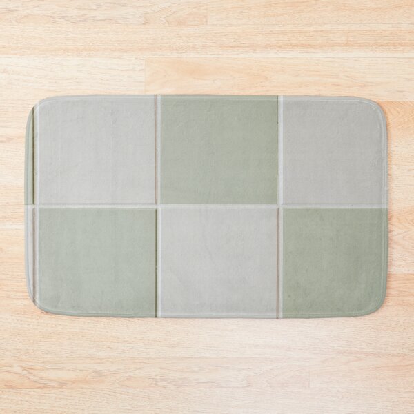 Item preview, Sage Green Aesthetic Square Tile Pattern designed and sold by LemonCinammon.