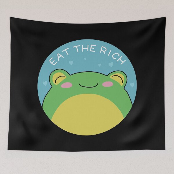 Item preview, Eat The Rich - Frog designed and sold by ValentinaHramov.