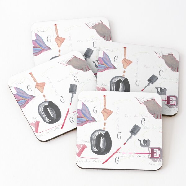 Item preview, Composition in colorful watercolor on white background designed and sold by kiminkimii.
