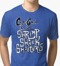 Cap'n Geech and the Shrimp Shack Shooters Tri-blend T-Shirt