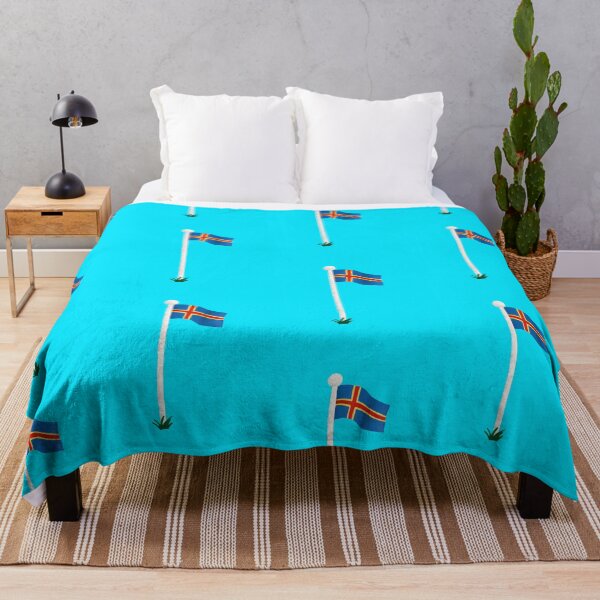 Item preview, Flag of the Åland Islands designed and sold by Nadia Arsky.