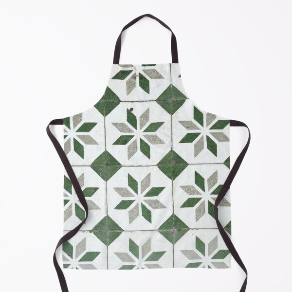 Item preview, Sage Green Aesthetic Geometric Tile Pattern designed and sold by LemonCinammon.