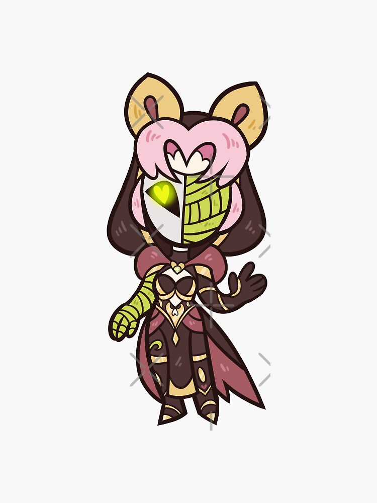 "Genshin Impact Aurelia" Sticker for Sale by viotonix Redbubble