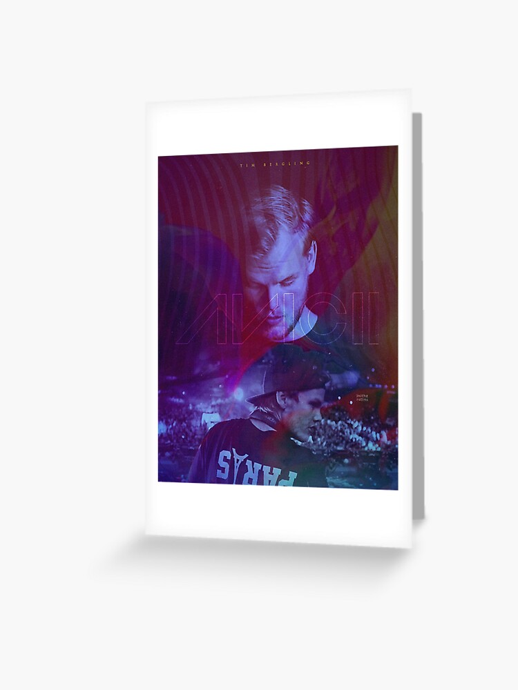 Avicii Wallpaper Greeting Card By Myjpeg Redbubble