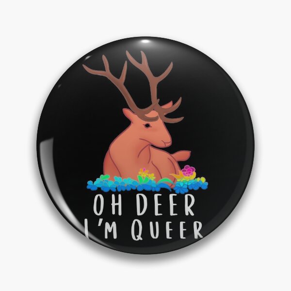 Item preview, Oh Deer Im Queer Funny Puns LGBTQ | Queer deer designed and sold by Mixture-DESIGN.