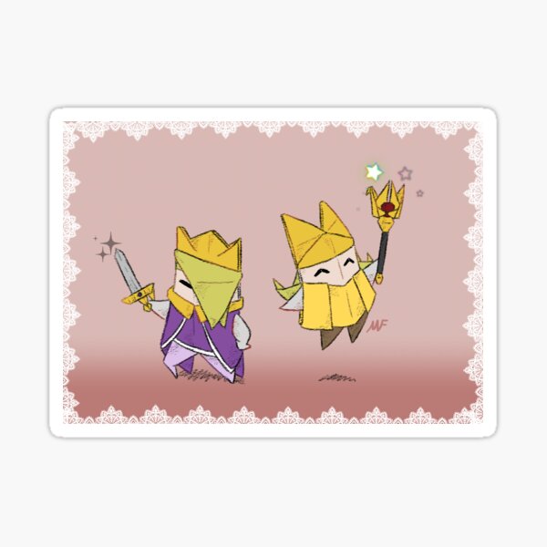 Paper Mario The Origami King Olly And Olivia Sticker By