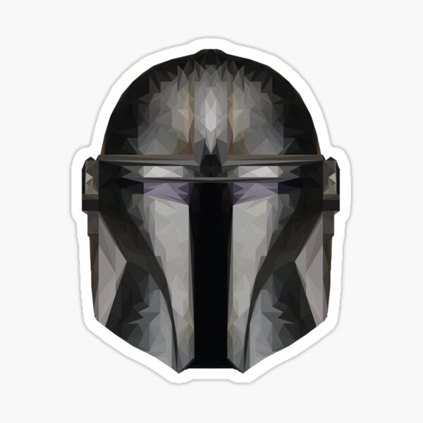 Casco Mando poly Pegatina