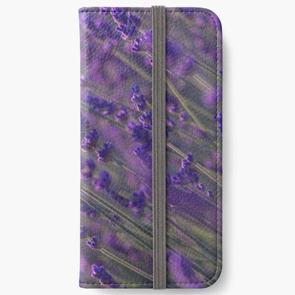 Purple sea of lavander iPhone Wallet