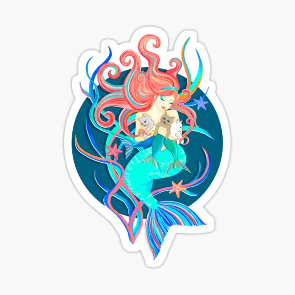 Crazy Mercat Lady Sticker