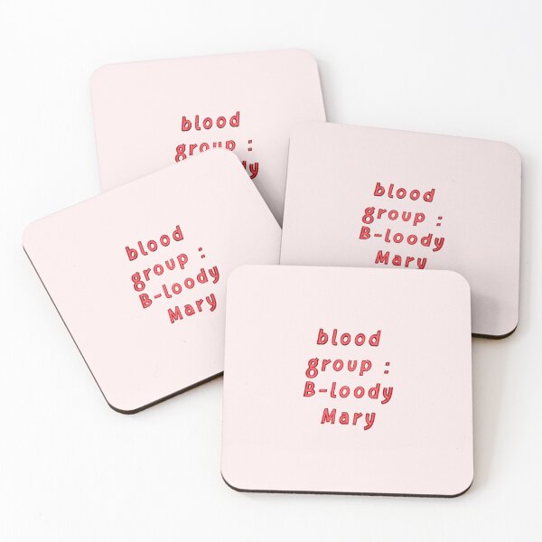 Item preview, Funny : Blood group : B-loody Mary designed and sold by ITALY-Roselli-.