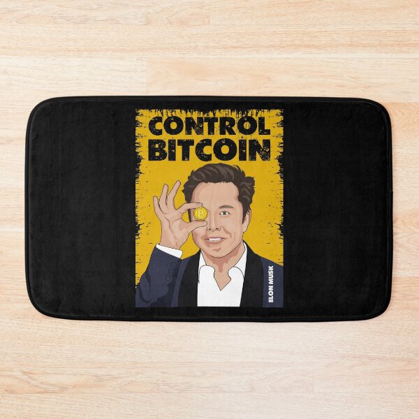 Item preview, Elon Musk Controls Bitcoin, Bitcoin cryptocurrency, bitcoin t-shirt design, Elon musk portrait vector, Elon musk t-shirt design, BTC, bitcoin vector, bitcoin t-shirt designed and sold by ShaykhUmer.