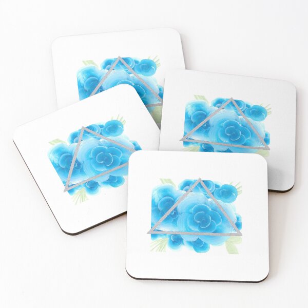 Item preview, Geometric Roses, Blue designed and sold by becks-specs.