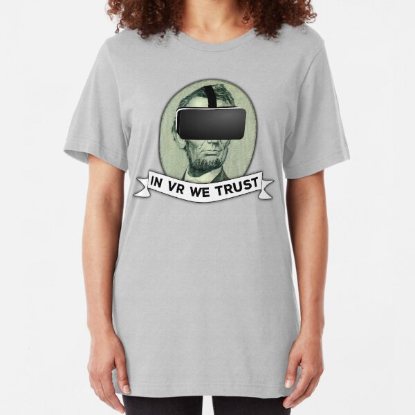 Funny Virtual Reality Player's Cool VR Parody (green) Slim Fit T-Shirt