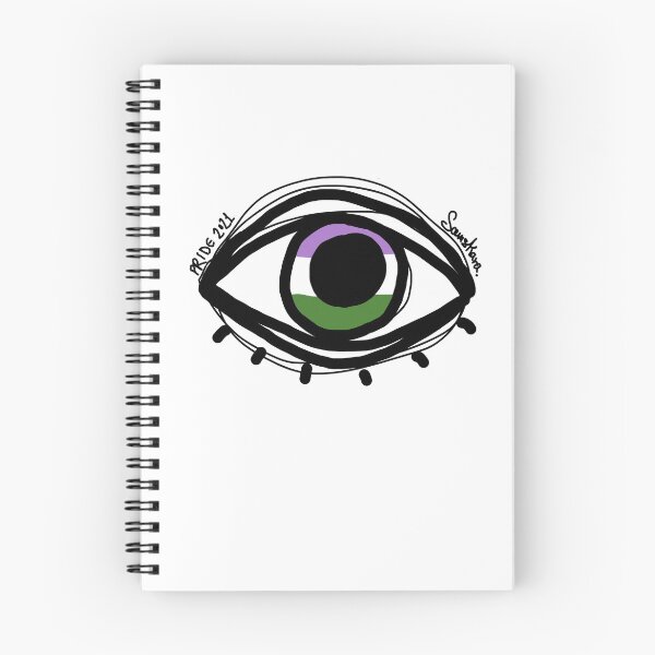 Item preview, Genderqueer Eye designed and sold by SamskaraArt.