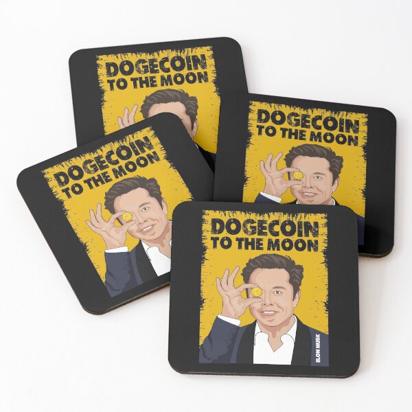 Item preview, Elon Musk, Dogecoin, Dogecoin to the moon, Dogecoin t-shirt design, Dogecoin vector design, Elon Musk Portrait vector, Elon Musk t-shirt design, Dogecoin cryptocurrency designed and sold by ShaykhUmer.