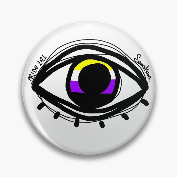 Item preview, Non-Binary Eye designed and sold by SamskaraArt.