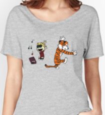 calvin and hobbes Women's Relaxed Fit T-Shirt