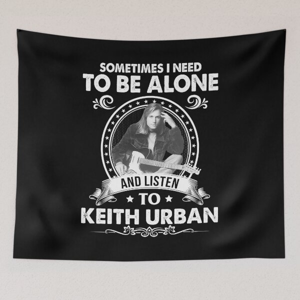 Item preview, Sometime I Need To Be Alone and Listen To Keith Art Urban designed and sold by VioletPouros.