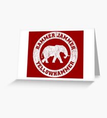Vintage Rammer Jammer Greeting Card
