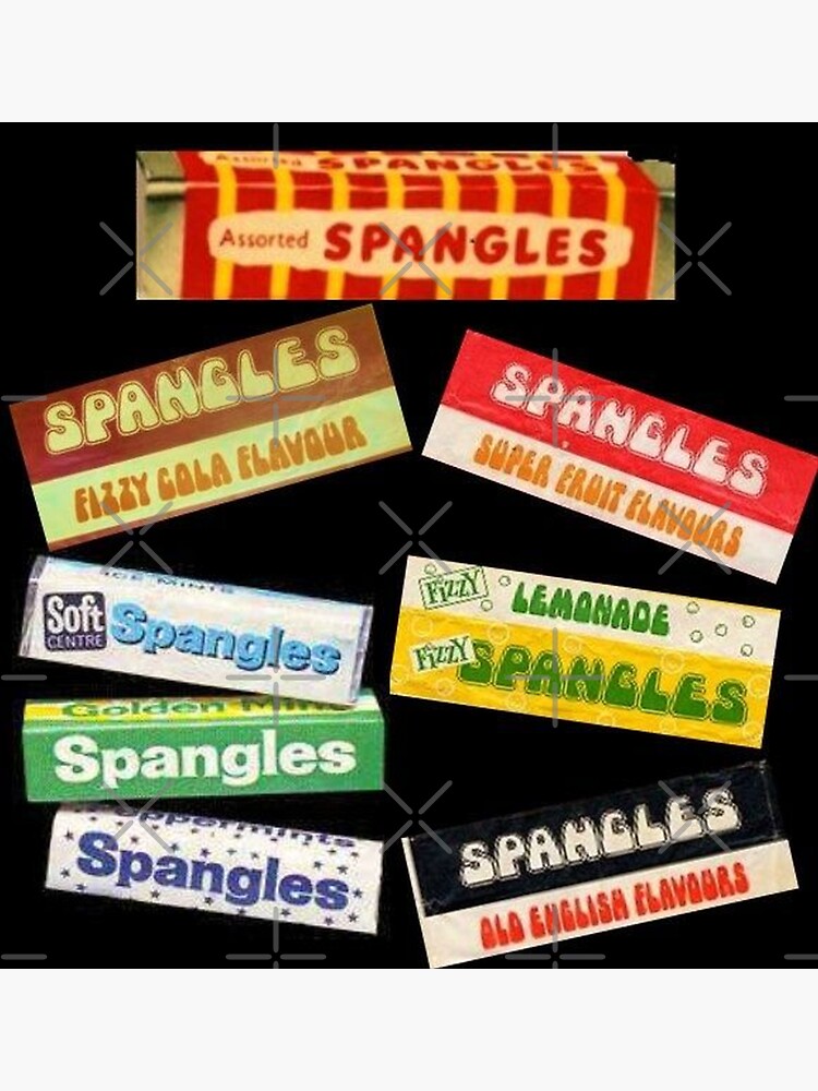 "Spangles Retro Sweets UK" Sticker for Sale by jonathansteward | Redbubble