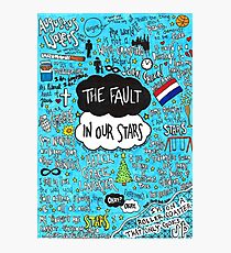 The Fault in Our Stars Collage Photographic Print