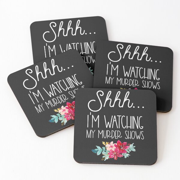 Item preview, Shhh, I’m Watching My Murder Shows designed and sold by BetterDesigns4U.