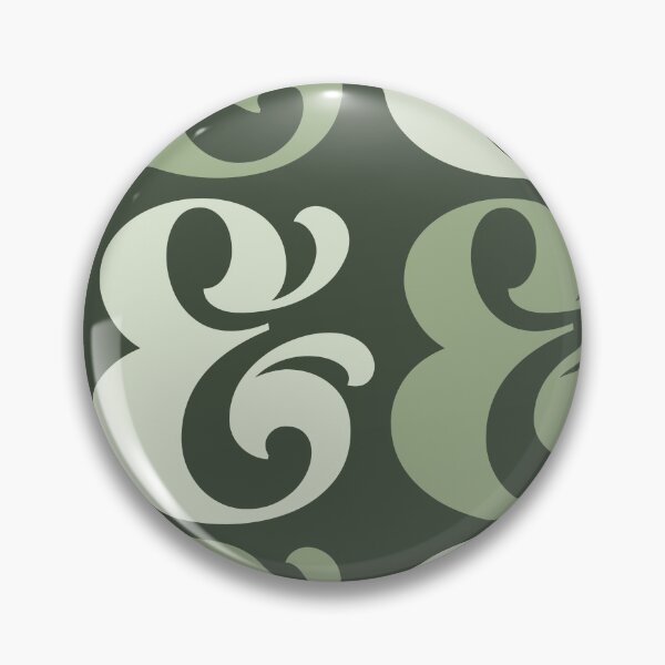 Item preview, Sage Green Aesthetic Ampersand Pattern designed and sold by LemonCinammon.