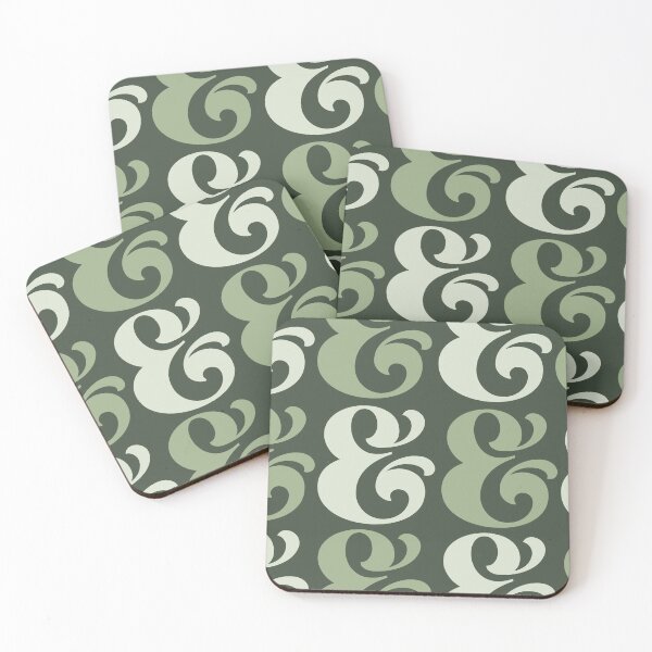 Item preview, Sage Green Aesthetic Ampersand Pattern designed and sold by LemonCinammon.