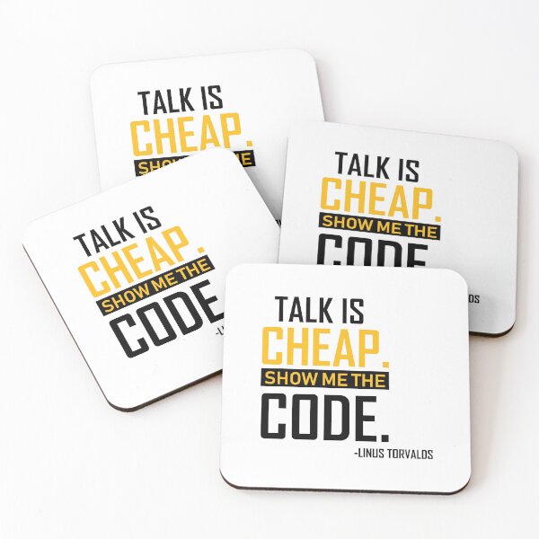 Item preview,  TALK IS CHEAP SHOW ME THE CODE DESIGN designed and sold by OxmatDesign.